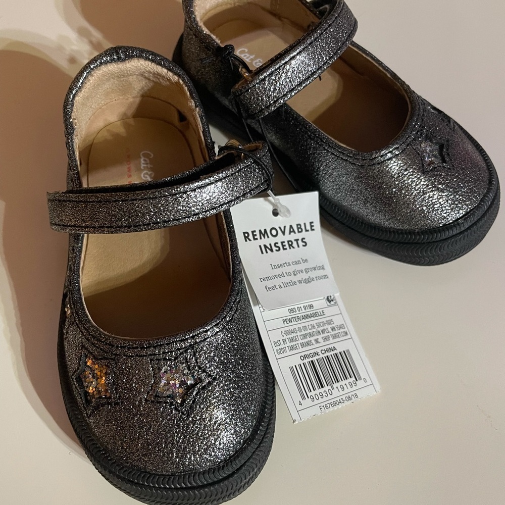 Cat & Jack Mary Jane Girls Shoes Size 4